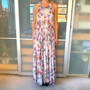 Meg Shop pastel floral maxi dress